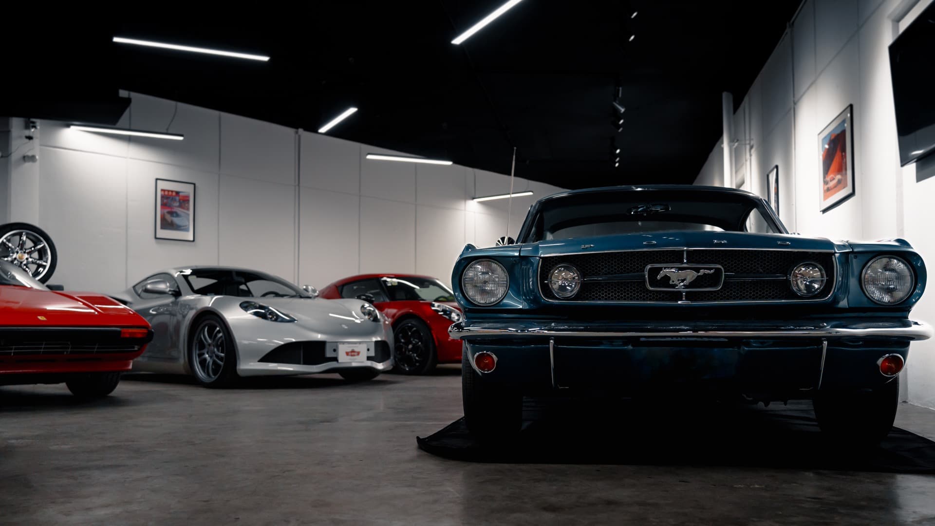 A private collection of vintage, luxury, and collector automobiles under Neness stewardship care in San Diego